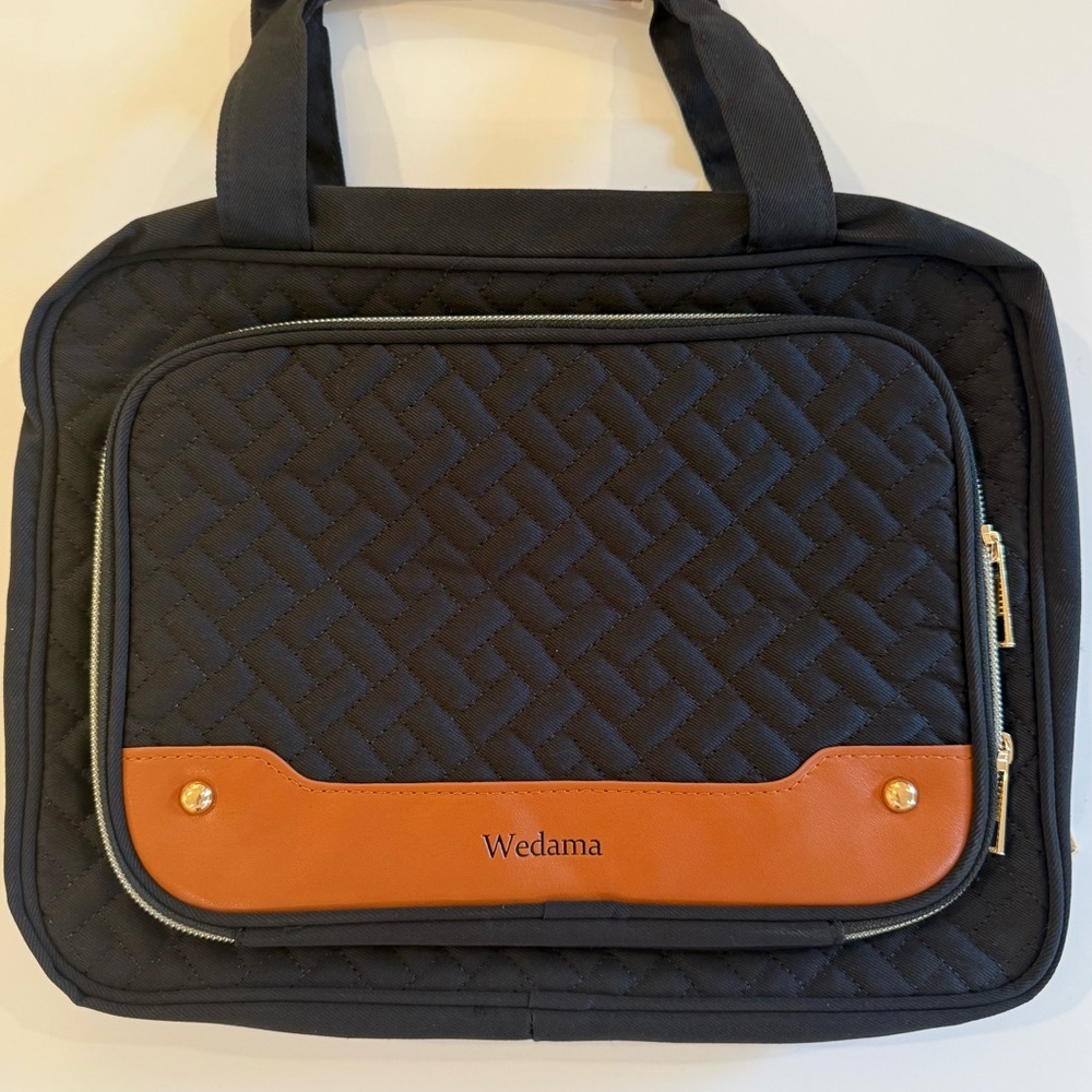 NWT Wedama Large Quilted Toiletry + Jewelry Organizer Travel Bag - Picture 4 of 14